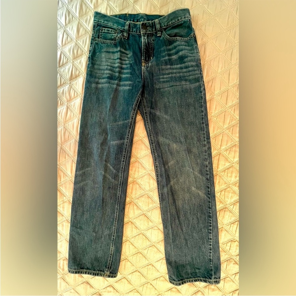 Ralph Lauren Boys Classic Blue Denim Jeans - Size 14